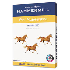 Hammermill 10303-6 Fore Mp Multipurpose Paper, 96 Brightness, 20Lb, 210Mm X 297Mm, White, 500/Ream