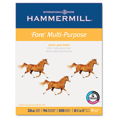 Hammermill 10326-7 Fore Mp Multipurpose Paper, 96 Brightness, 20Lb, 8-1/2X11, White, 5000/Carton