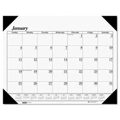 House Of Doolittle 124 One-Color Refillable Monthly Desk Pad Calendar, 22 X 17, 2012