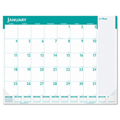 House Of Doolittle 148 Express Track Monthly Desk Pad Calendar, 22 X 17, 2012-2013