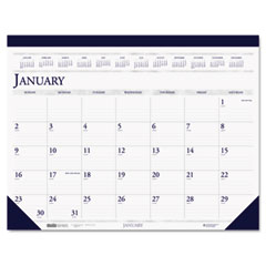 House Of Doolittle 150-HD Two-Color Monthly Desk Pad Calendar, 22 X 17, 2012