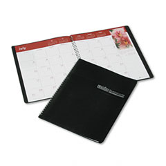 House Of Doolittle 264-02 Earthscapes Full-Color Monthly Planner, 8-1/2 X 11, Black, 2011-2012