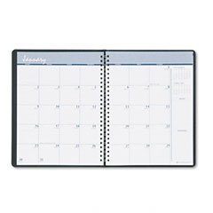 House Of Doolittle 268-02 Ruled Monthly Planner W/Expense Log, Dec.-Jan., 6-7/8 X 8-3/4, Black, 2011-2012