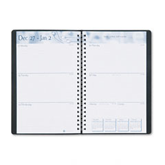 Recycled Academic Weekly/Monthly Appointment Book/Planner, 8 x 5, Black, 2019-2020 | by Plexsupply