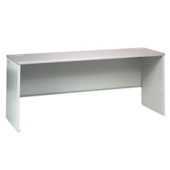 HON 38925G2Q 38000 Series Desk Shell, 72W X 24D X 29-1/2H, Gray Patterned/Light Gray