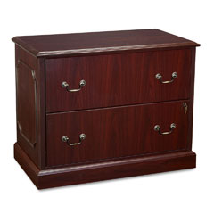 HON 94223N 94000 Series Two-Drawer Lateral File, 37-1/2W X 20-1/2D X 29-1/2H, Mahogany