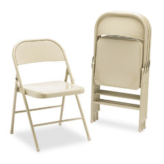 HON FC01LBG All-Steel Folding Chairs, Light Beige, 4/Carton