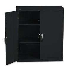 HON SC1842P Assembled Storage Cabinet, 36W X 18 1/4D X 41 3/4H, Black