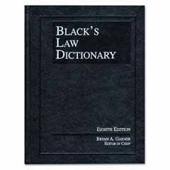 Houghton Mifflin H48112 Black'S Law Dictionary, Hardcover, 1,738 Pages