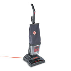 Hoover C1415 Commercial Lightweight Bagless Upright Vacuum, 12.33 Lbs, Black