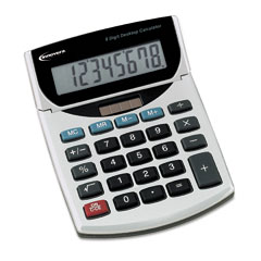 Innovera 15925 15925 Portable Minidesk Calculator, 8-Digit Lcd
