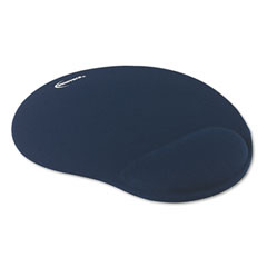 Innovera 50447 Mouse Pad W/Gel Wrist Pad, Nonskid Base, 10-3/8 X 8-7/8, Blue