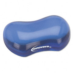 Innovera 51432 Gel Mouse Wrist Rest, Blue