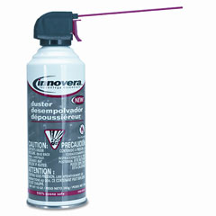 Innovera 51511 Compressed Gas Duster, Nonflammable, 10Oz Can