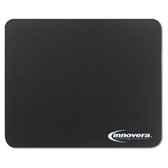 Innovera 52448 Natural Rubber Mouse Pad, Black