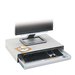 Innovera 53001 Standard Desktop Keyboard Drawer, 22" X 15.59" X 3.54", Light Gray