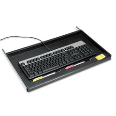 Innovera 53010 Standard Underdesk Keyboard Drawer, Black