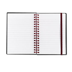 Blaack N Red F67010 Poly Twinwire Notebook, Ruled, 5-7/8 X 4-1/8, White, 70 Sheets/Pad