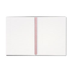 Blaack N Red K66652 Polypropylene Twinwire Notebook, Margin Rule, 70 Sheets/Pad
