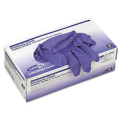 Kimberly-Clark 55082 Purple Nitrile Exam Gloves, Medium, Purple, 100/Box