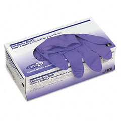 Kimberly-Clark 55083 Purple Nitrile Exam Gloves, Large, Purple, 100/Box