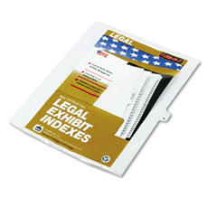 Kleer-Fax 80014 80000 Series Legal Index Dividers, Side Tab, Printed "N", 25/Pack