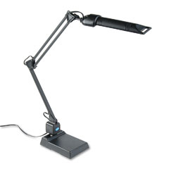 Ledu L283MB 13W Fluorescent Computer Task Lamp, 2-1/4" Clamp-On Or Desk Base, 30" Arm Reach