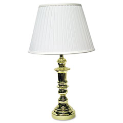 Ledu L570BR Traditional Brass Incandescent Table Lamp, 26 Inches High