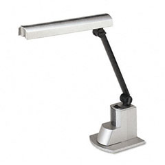 Ledu L9008 Fluorescent Desk Lamp, Electronic Ballast, Folding Shade, 15-1/2 Inch, Silver