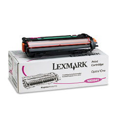 Lexmark 10E0041 10E0041 Toner, 10000 Page-Yield, Magenta