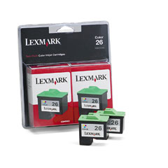 Lexmark 10N0139 10N0139 Ink, 580 Page-Yield, 2/Pack, Tri-Color
