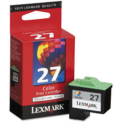 Lexmark 10N0227 10N0227 Ink, 140 Page-Yield, Tri-Color