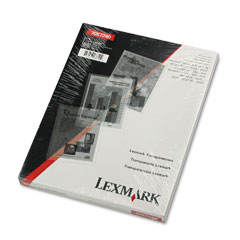 Lexmark LEX70X7240 Laser Transparency Film, Letter, Clear, 50/Box