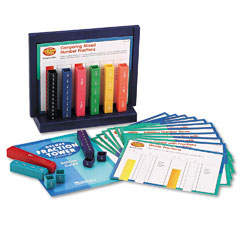Learning Reasources LER2075 Deluxe Fraction Tower Activity Set, Math Manipulatives, For Grades 1-6