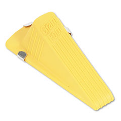 Master Caster 00967 Giant Foot Magnetic Doorstop, No-Slip Rubber Wedge, 3-1/2W X 6-1/4D X 2H, Yellow