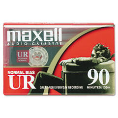 Maxell 108510 Dictation & Audio Cassette, Normal Bias, 90 Minutes (45 X 2)