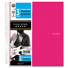 Mead 06044 Hook 'N Go! Wirebound Notebooks, College, 8 1/2 X 11, 1 Subject 100 Sheets
