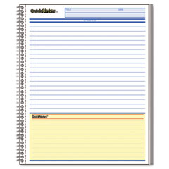 Mead 06066 Cambridge Limited Business Notebook, Ruled, Letter, White, 80 Sheets/Pad