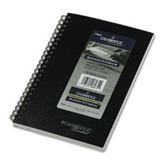 Mead 06074 Cambridge Limited Subject Wirebound Business Notebook, Legal Rule, 80-Sheets