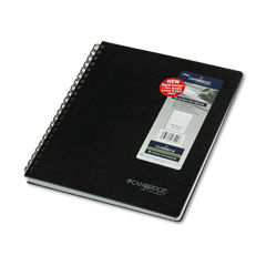 Mead 06100 Black Hardbound Subject Notebook, Lgl Rule,96-Sheet Pad