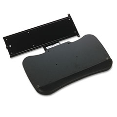 Mayline 19500TA Retractable Keyboard Platform, 19.5W X 11D, Black