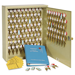 MMF 201812003 Locking Two-Tag Cabinet, 120-Key, Welded Steel, Sand, 16 1/2" X 5" X 20 1/2"
