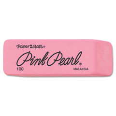 Papermate 70520 Pink Pearl Eraser, Medium, 24/Box