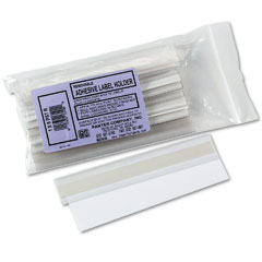 Panter PST1R Removable Adhesive Label Holders, Side Load, 6 X 1, Clear, 10/Pack