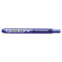 Pentel NXS15-C Handy-Line S Retractable Permanent Markers, Fine Tip, Blue, Dozen