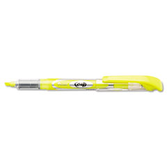Pentel SL12-G 24/7 Highlighter, Chisel Tip, Bright Yellow Ink, 12/Pk