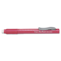Pentel ZE22B Clic Eraser Pen-Style Grip Eraser, Red