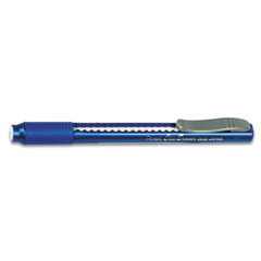Pentel ZE22C Clic Eraser Pen-Style Grip Eraser, Blue