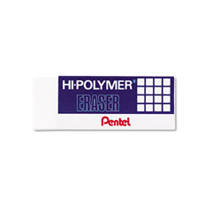 Pentel ZEH10BP3K6 Hi-Polymer Block Eraser, 3/Pack