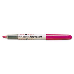 Pilot 16005 Spotliter Supreme Highlighter, Pocket Clip, Fluorescent Pink